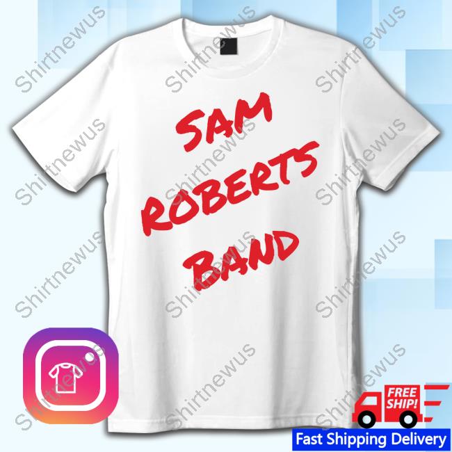 Official Mrkt Merch Sam Roberts Band Paint Shirts