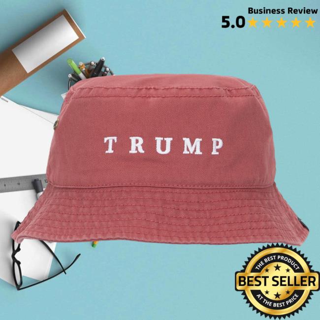 Official Donald Trump Merch Store Donald Trump Bucket Hat – Red Donald Trump Apparel Clothing Shop DonaldTrump