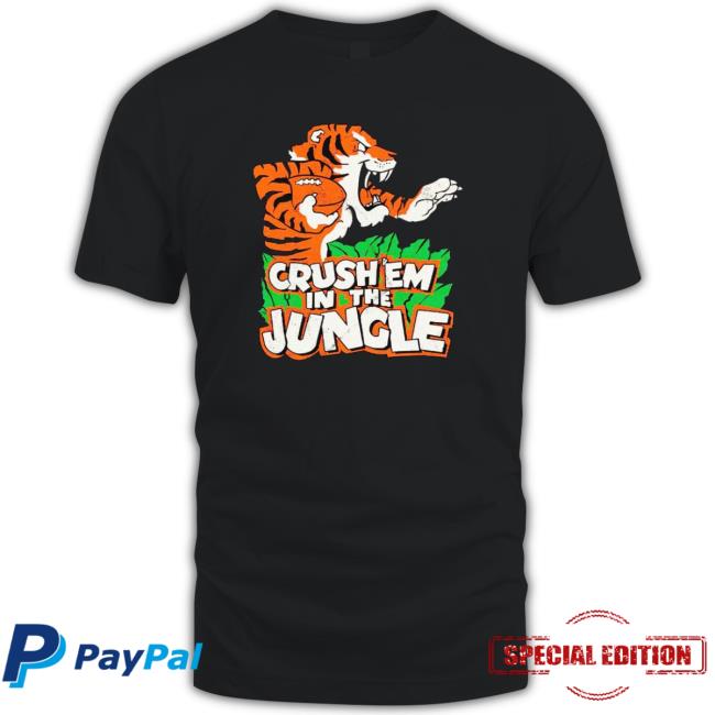 Cincinnati Bengals Crush ’Em In The Jungle Hooded Sweatshirt