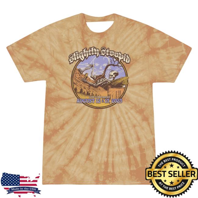 Official Slightly Stoopid Merch Store Shop Slightly Stoopid Red Rocks 23 Tie Dye Tshirt SlightlyStoopid