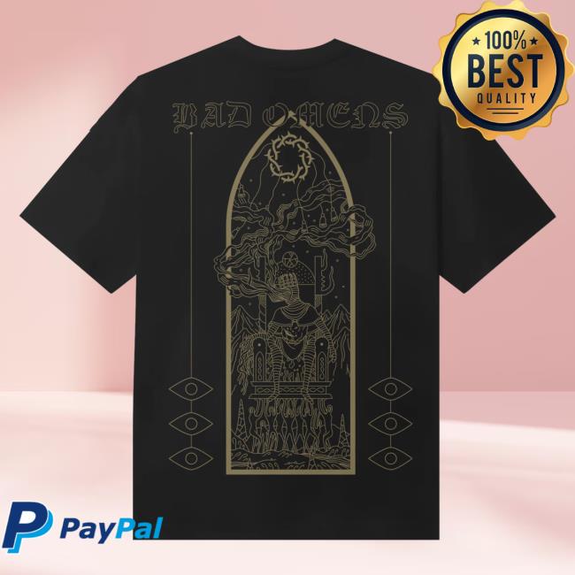 Official Sumerian Records Merch Store Bad Omens - Dethrone Black T Shirt