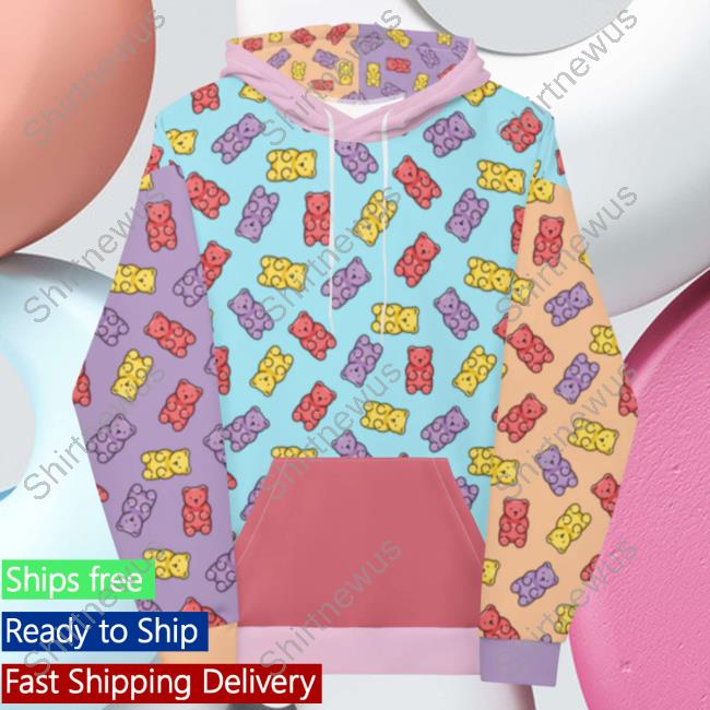 Official Revail Gummy Bear Aop Hoodie 3D All Over Print