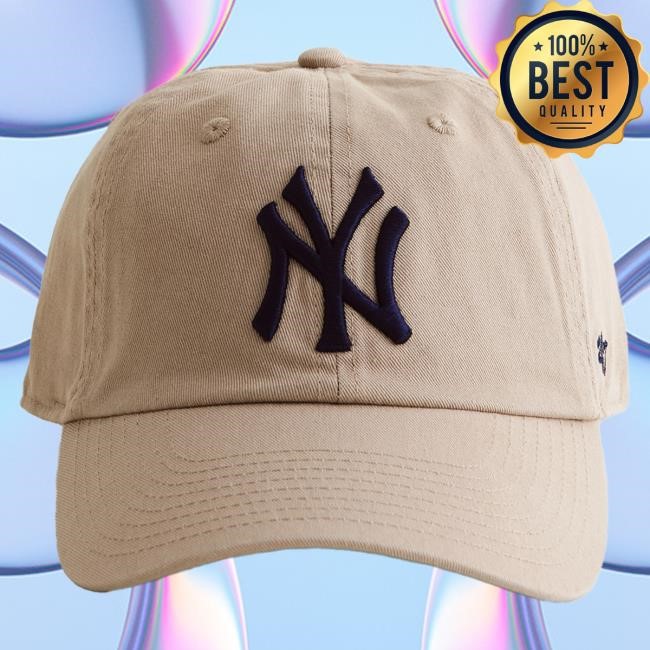 Official Abercrombie And Fitch Apparel Clothing Merch New York Yankees '47 Clean-Up Hat Abercrombie Store Shop