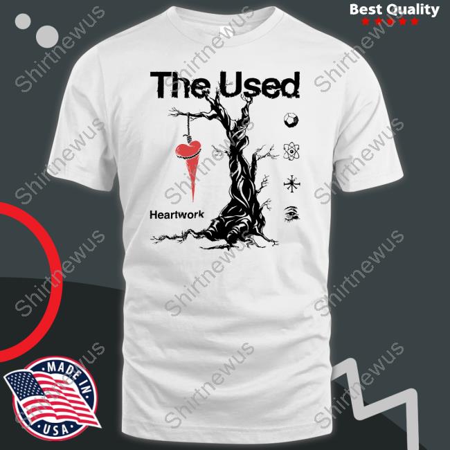 The Used Merch Love Heart Work Shirt