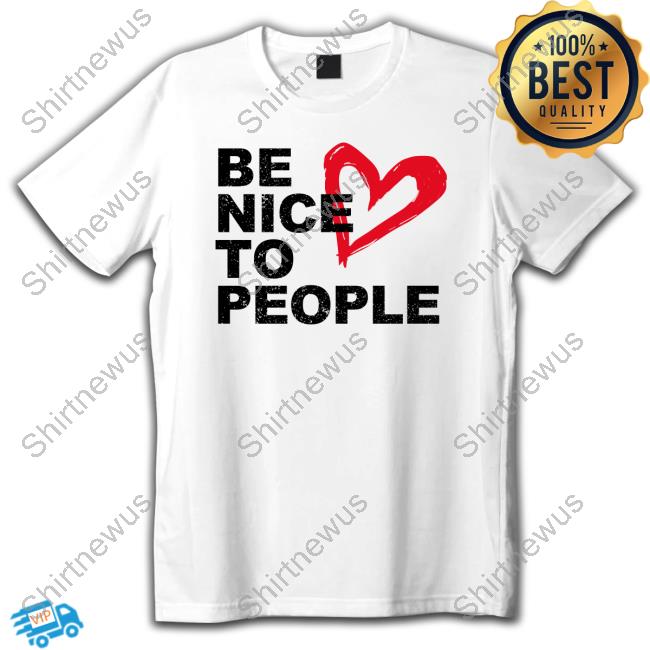 Official Joshua David Evans Studio71 Shop Be Nice Το People T-Shirt