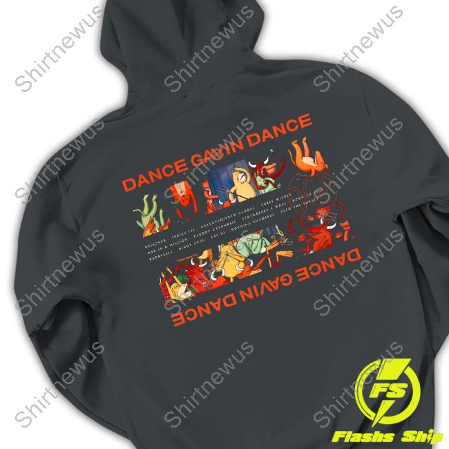 Dance Gavin Dance Chaos Black Long Sleeve Tee Chaos Black Tee