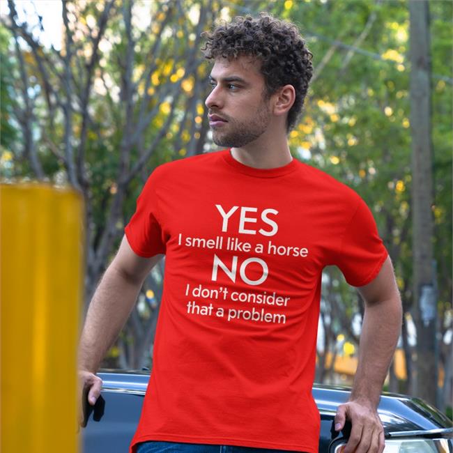 Yes I Smell Like A Horse No I Don't Consider That A Problem Shirt