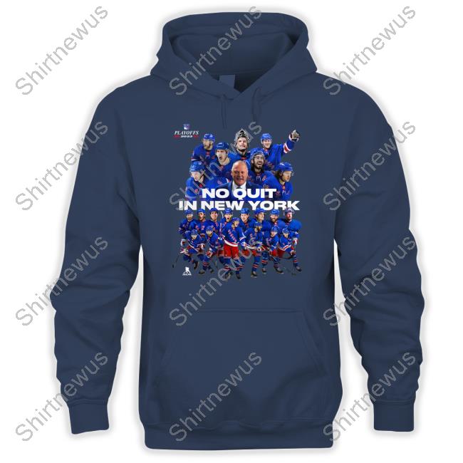 No Quit In New York Rangers 22-23 Playoff Team Photo T-Shirt