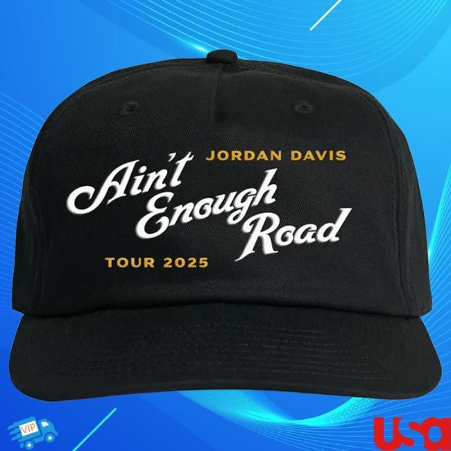 Jordan Davis Official Ain’t Enough Road U.S. Tour Hat Accessory