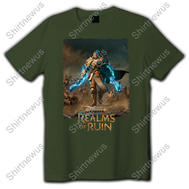 Warhammer Merch Warhammer Age Of Sigmar: Realms Of Ruin Black Tee