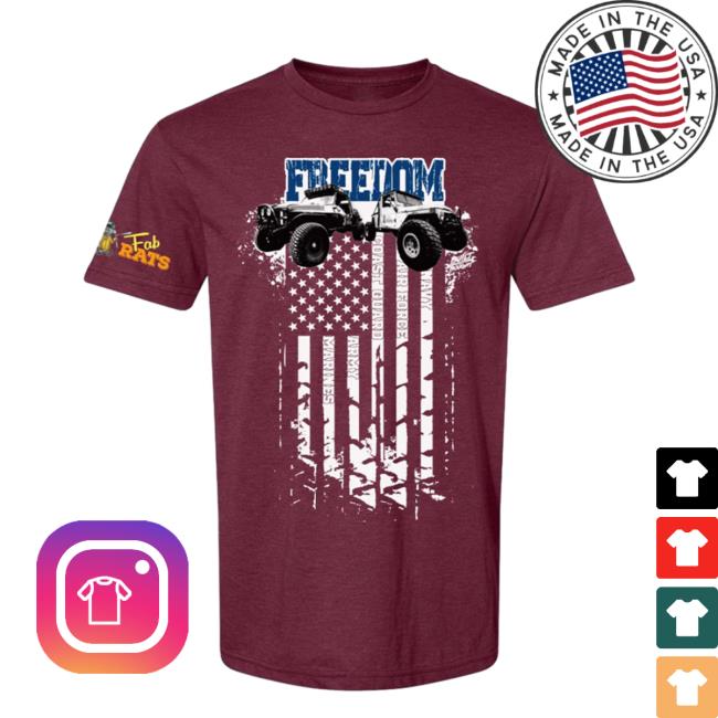 Official Fab Rats Merch Patriotic Freedom Tee