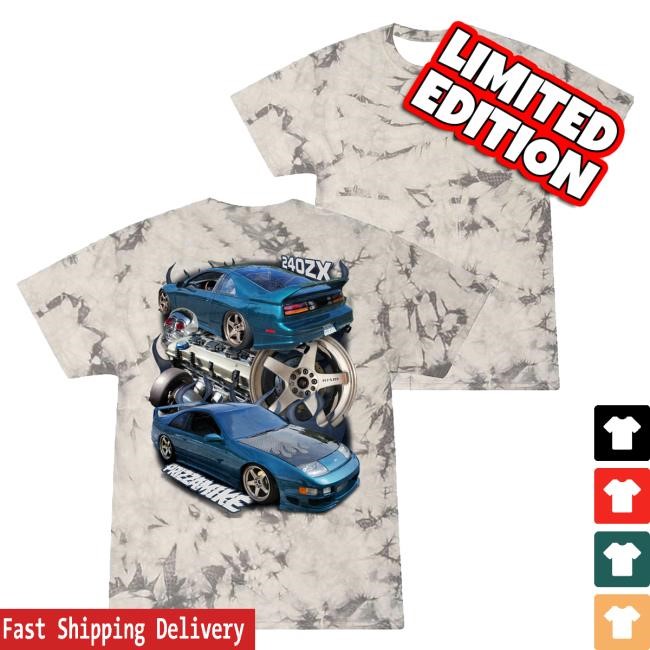 Official Prizzamike Shop Prizzamike 240Zx Crystal Silver Tee