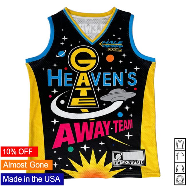 Good Shirts Merch Heaven's Gate Away Team Applewhite 97 Basketball Jersey