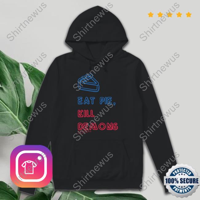 Supernatural Merch Eat Pie Kill Demons Crewneck Sweatshirt