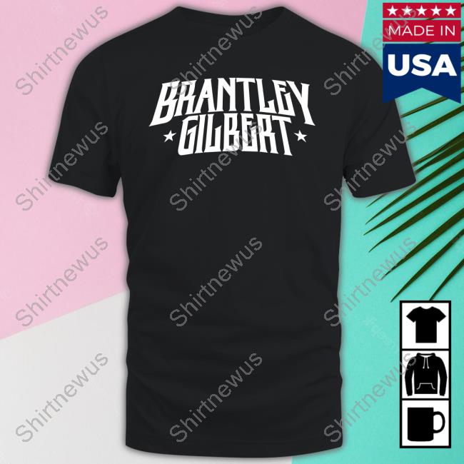 Brantley Gilbert Side Stars Logo T Shirt