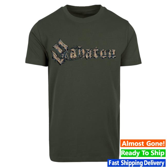 Official Sabaton Merch Store Sabaton Barbed Wire Khaki Shirt Sabaton Shop
