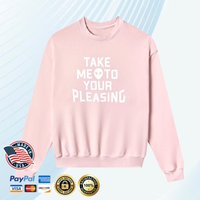 The Take Me To Your Pleasing Pullover Crewneck Sweatshirt in Sky Pleasing Shop Apparel