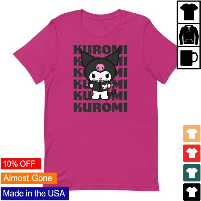 Official Sanrio Apparel Clothing Kuromi Merch Kuromi Watashi Wa Shirts Berry Sanrio Shop Store