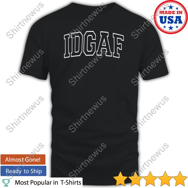 Sadie Crowell Idgaf Black Sweatshirt