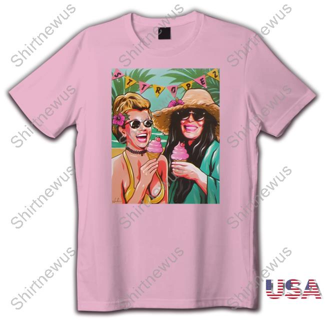 Ice Cream In St Tropez T Shirt