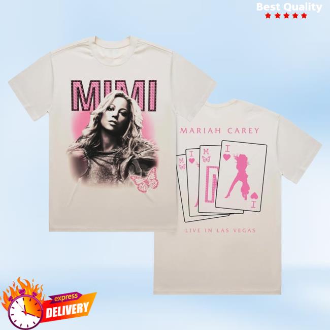Mariah Carey Official Tour Merch Mimi Live In Las Vegas T-Shirts