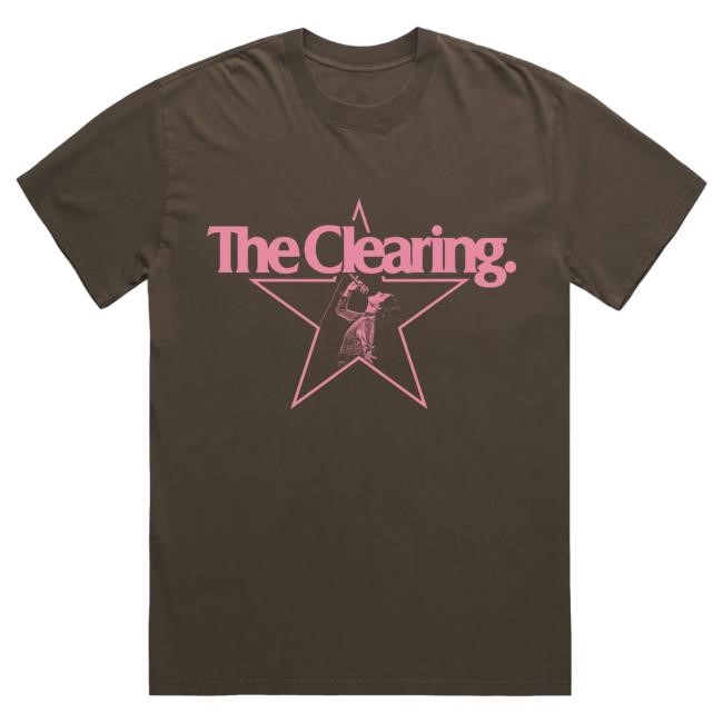 Official Wolf Alice The Clearing Brown / Pink Tee WolfAlice