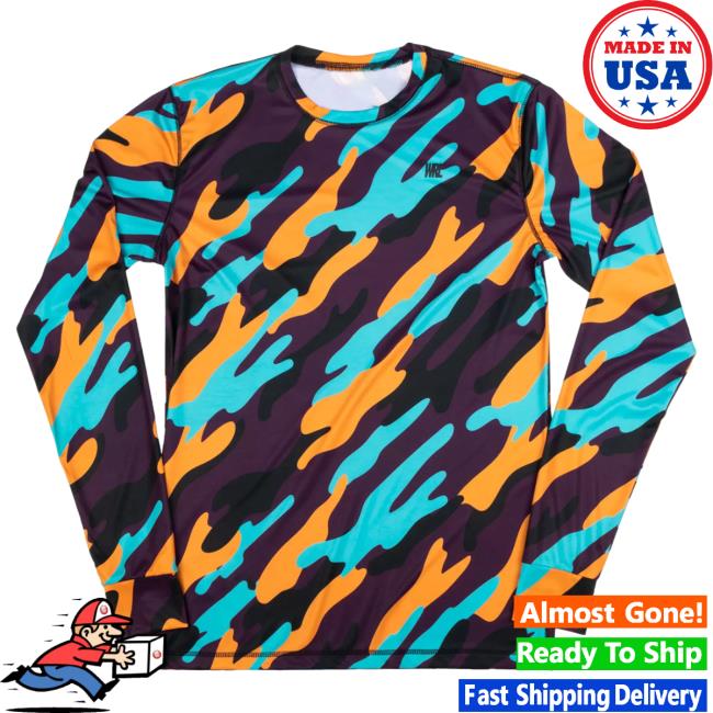 Official We Ride Local Super Camo Lightweight Base Layer Top Long Sleeve Shirt 2023