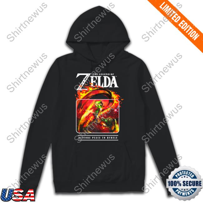 Official The Legend Of Zelda Restore Peace To Hyrule T Shirt