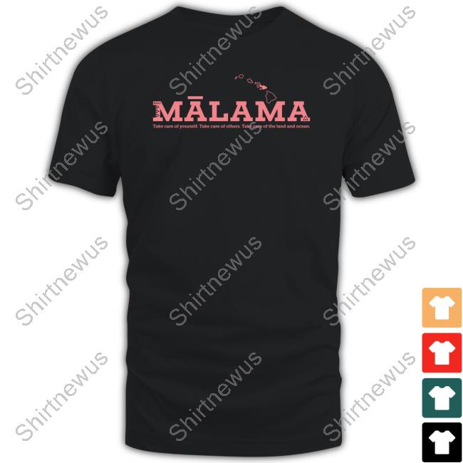 Official Play Salty Merch Mālama Maui Strong Shirt Mālama Maui Strong Tee
