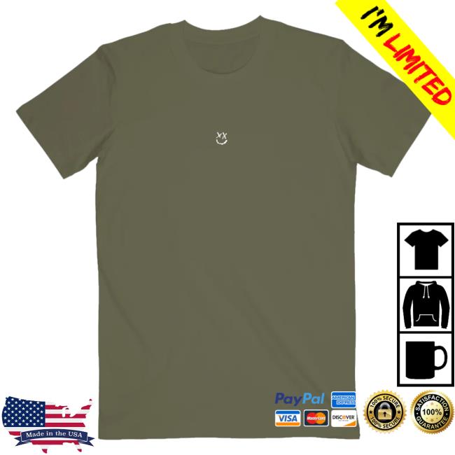 Official Louis Tomlinson Merch Store Louis Tomlinson Olive Reflection Smiley Attractive Shirt LouisTomlinson Apparel Clothing Shop