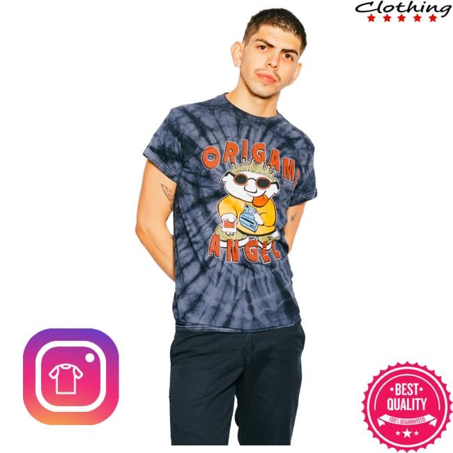 Origami Angel Camera Guy Tie Dye Tshirt