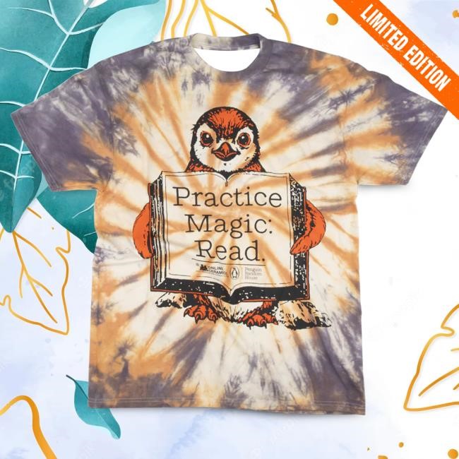 Online Ceramics Penguin Random House "Practice Magic" Tie Dye Shirts OnlineCeramics
