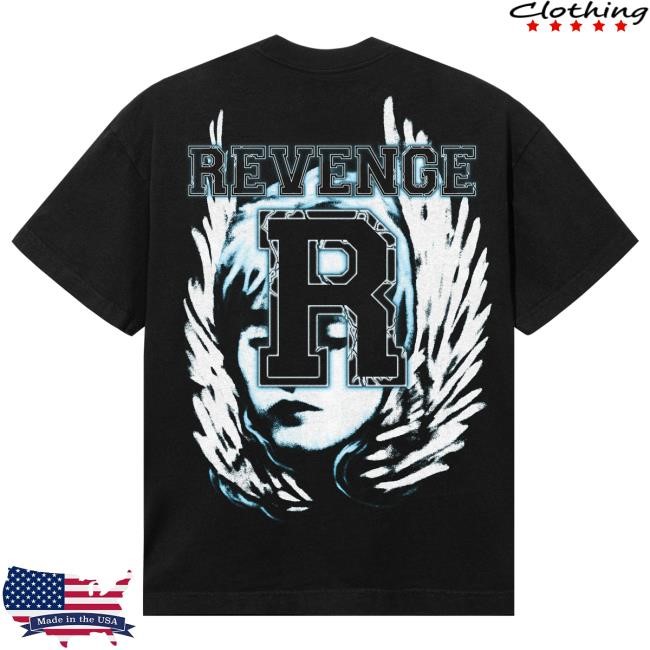 Official Revenge Merch Store Shop Revenge Evangeline Pullover Hoodie Black