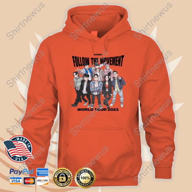 A6ove Store Aomg Follow The Movement World Tour 2023 Tee