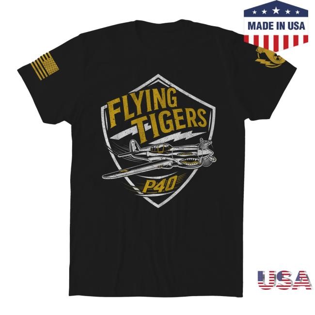 The Fat Electrician Flying Tigers Tee Shirt