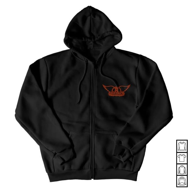 Official Aerosmith Tour '77 Zip Hoodies