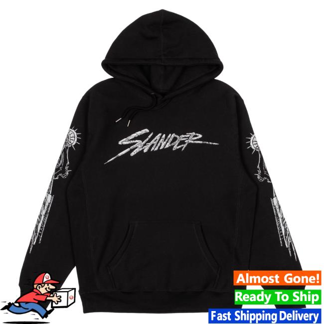 Official Slander Merch Store Sand Mechanical Popover Hoodie