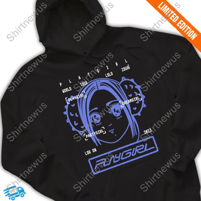 Official Playgirl Merch World Tour Lolo Zouaï 2023 Shirt