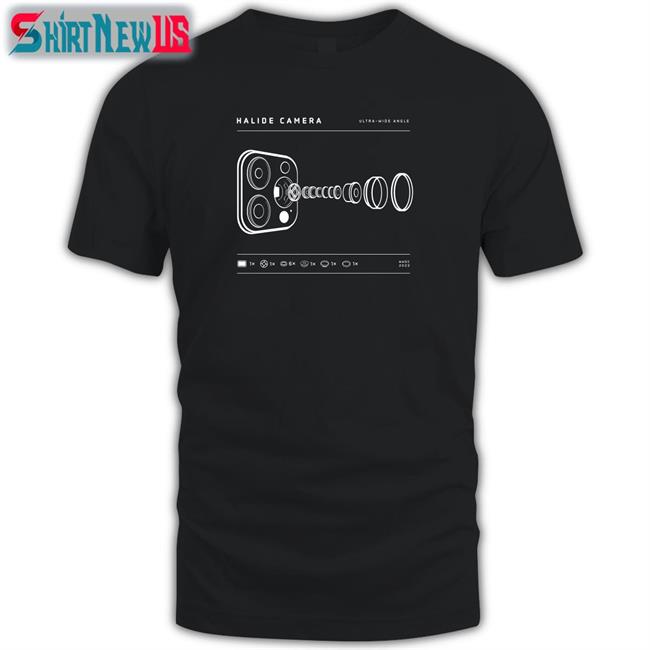 Cotton Bureau Merch Halide Camera Ultra Wide Angle Tee