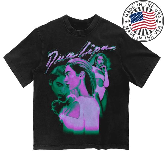 Official Dua Lipa Merch Store Shop DuaLipa Dua Collage Shirt 2024 Dua Lipa Clothing Shop