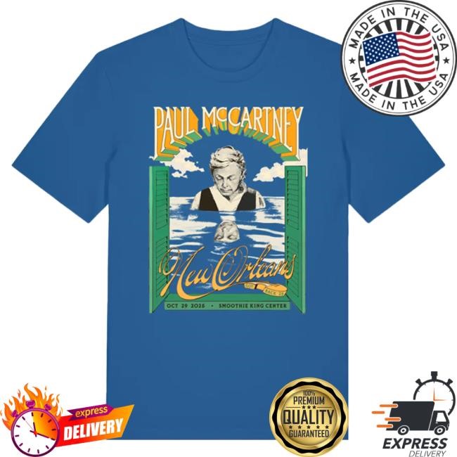 Official Paul Mccartney Merch Store Got Back 2025 New Orleans Event Shirts