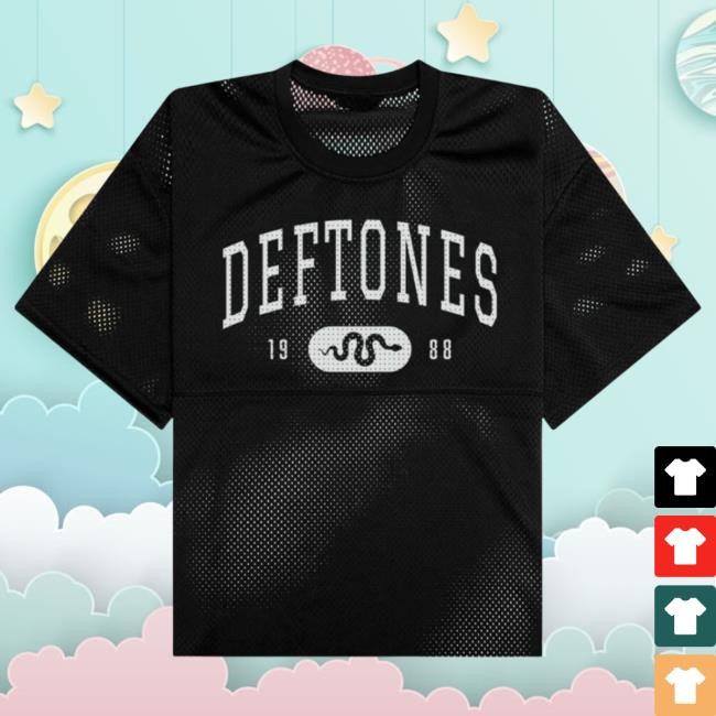 Official Deftones Shop est 1988 snake mesh jersey Hot Shirt