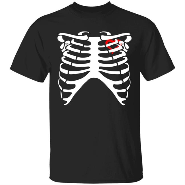 Diy Skeleton Heart Tee Shirt Hoodie