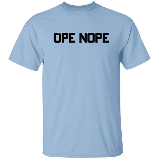Manitowo Minute Merch Store Ope Nope Tee Ope Nope Tee Charlie Berens Merch Store
