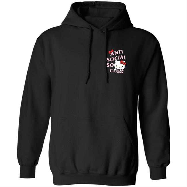 Hello Kitty Hoodie Anti Social Social Hello Kitty Hoodie Shirt