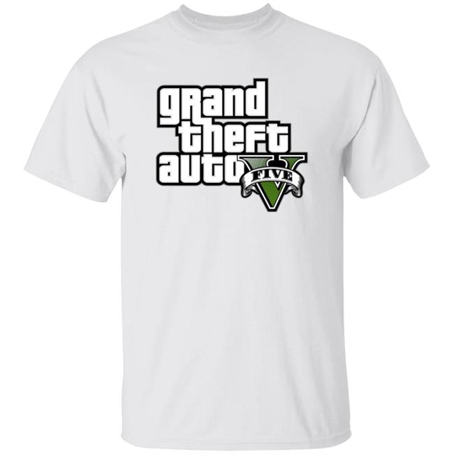 Grand Theft Auto V Logo Tee Shirt Hoodie