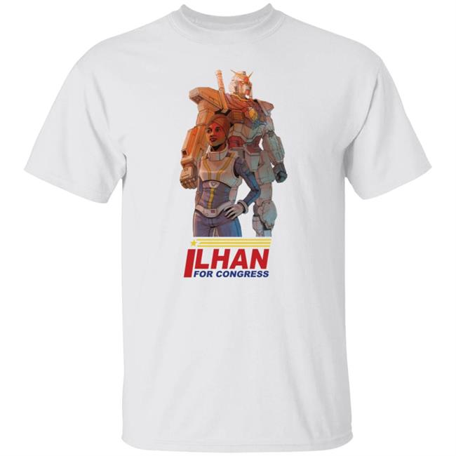 Ilhan Omar Gundam Pilot by Ben Sawyer Shirt Hoodie