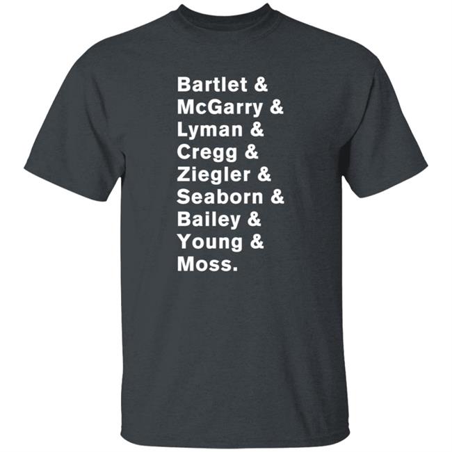 Pop Threads President Bartlet & Staff List Of Names Graphic T Shirt Bartlet Mcgarry Lyman Cregg The West Wing T Shirt Hoodie Pop Threads President Bartlet & Staff List Of Names Graphic T Shirt Bartlet Mcgarry Lyman Cregg The West Wing T Shirt Hoodie