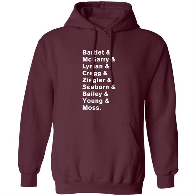 Pop Threads President Bartlet & Staff List Of Names Graphic T Shirt Bartlet Mcgarry Lyman Cregg The West Wing T Shirt Hoodie Pop Threads President Bartlet & Staff List Of Names Graphic T Shirt Bartlet Mcgarry Lyman Cregg The West Wing T Shirt Hoodie