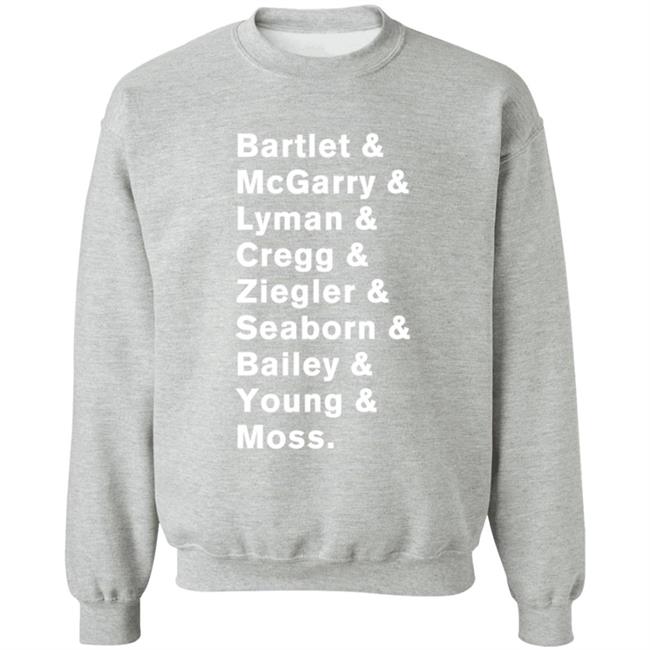 Pop Threads President Bartlet & Staff List Of Names Graphic T Shirt Bartlet Mcgarry Lyman Cregg The West Wing T Shirt Hoodie Pop Threads President Bartlet & Staff List Of Names Graphic T Shirt Bartlet Mcgarry Lyman Cregg The West Wing T Shirt Hoodie